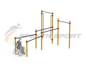 Купить Спортивный комплекс для инвалидов-колясочников WRK-D19_76mm в Немане 